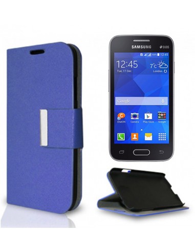 Funda libro soporte carcasa Samsung Galaxy Ace 4 Lite / Trend 2 (G313) azul