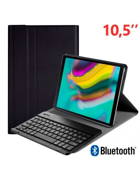 Funda teclado Bluetooth Samsung Galaxy Tab S5e 10,5 pulgadas (T720-T725) polipiel negra