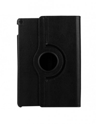 Funda soporte giratorio iPad (2019/2020) 10,2 pulgadas polipiel negra