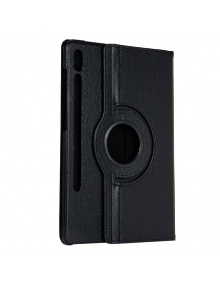 Funda soporte giratorio Samsung Galaxy Tab S6 10,5 pulgadas (T860-T865) polipiel negra