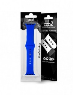 Correa Apple Watch Series 1 / 2 / 3 / 4 / 5 / 6 / SE (38 - 40 mm) goma azul 2