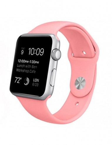Correa Apple Watch Series 1 / 2 / 3 / 4 / 5 / 6 / SE (42 - 44 mm) goma rosa
