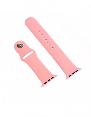 Correa Apple Watch Series 1 / 2 / 3 / 4 / 5 / 6 / SE (42 - 44 mm) goma rosa