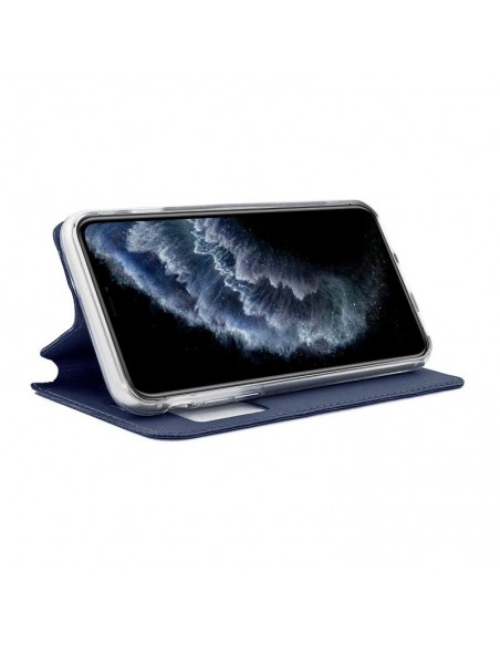 Funda libro soporte TPU iPhone 11 Pro azul