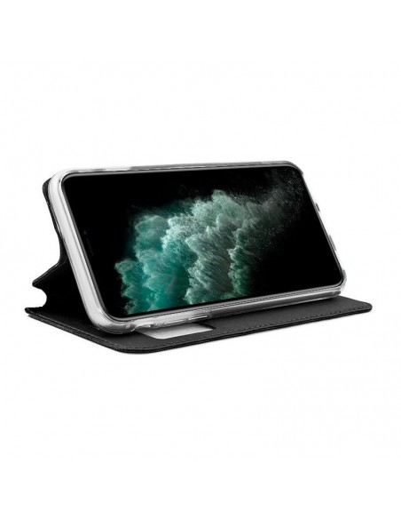 Funda libro soporte TPU iPhone 11 Pro Max negra