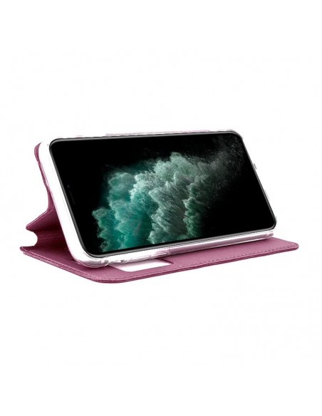Funda libro soporte TPU iPhone 11 Pro Max rosa