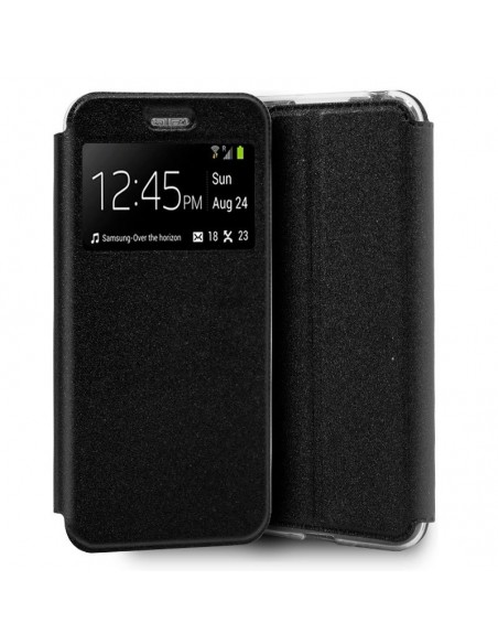 Funda libro soporte TPU Huawei Nova 5T / Honor 20 negra