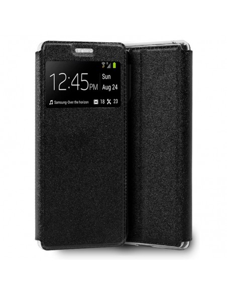 Funda libro soporte TPU Sony Xperia 5 negra