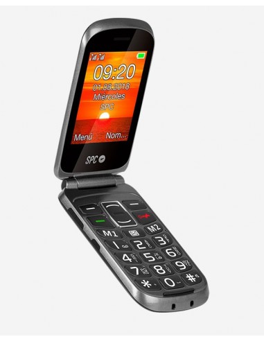 Teléfono móvil plegable senior SPC Goliath negro (Black)