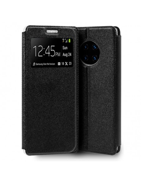 Funda libro soporte TPU Huawei Mate 30 Pro negra