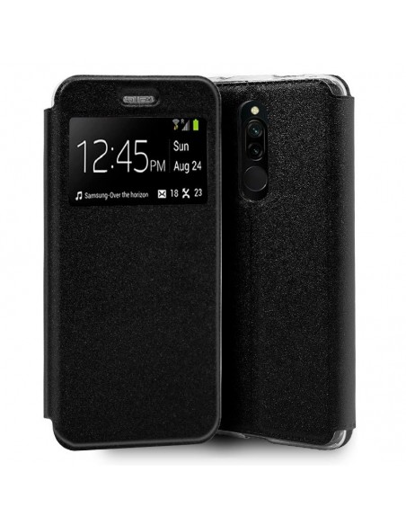 Funda libro soporte TPU Xiaomi Redmi 8 / 8A negra