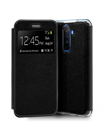 Funda libro soporte TPU Realme X2 Pro negra