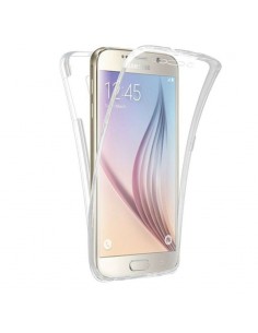 Funda TPU 3D Samsung Galaxy S6 (G920) transparente 2 en 1 (frontal + trasera)