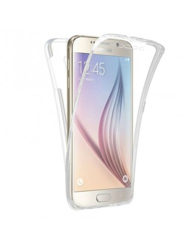 Funda TPU 3D Samsung Galaxy S6 (G920) transparente 2 en 1 (frontal + trasera)