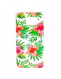 Carcasa TPU Samsung Galaxy S6 (G920) diseño Hibiscus
