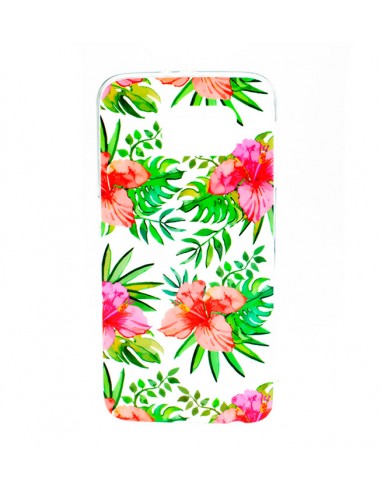 Carcasa TPU Samsung Galaxy S6 (G920) diseño Hibiscus