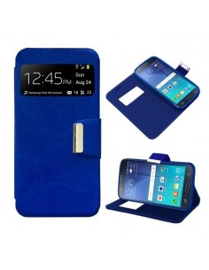 Funda libro soporte TPU Samsung J500 Galaxy J5 azul