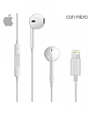 Auriculares Apple (Lightning) originales iPhone 7 / 8 / X / XS / XR / 11 (Blíster)
