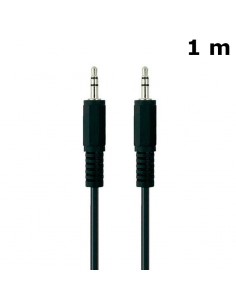 Cable auxilar audio premium doble Jack 3,5 mm (1 metro)