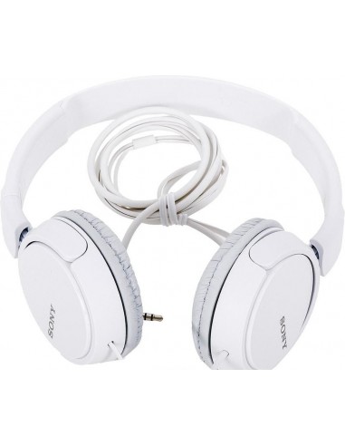 Auriculares cascos estéreo Jack 3,5 mm Sony MDR-ZX110 blancos