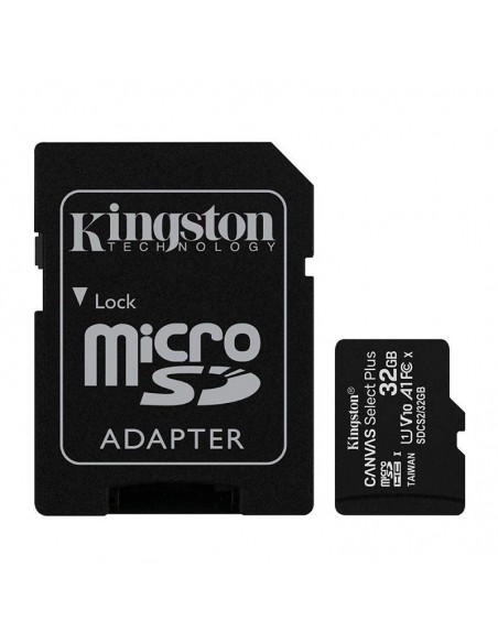 Tarjeta memoria microSD con adaptador 32 GB Kingston (Clase 10)