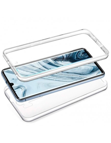 Funda gel TPU 3D Xiaomi Mi Note 10 / Mi Note 10 Pro transparente (Frontal + trasera)