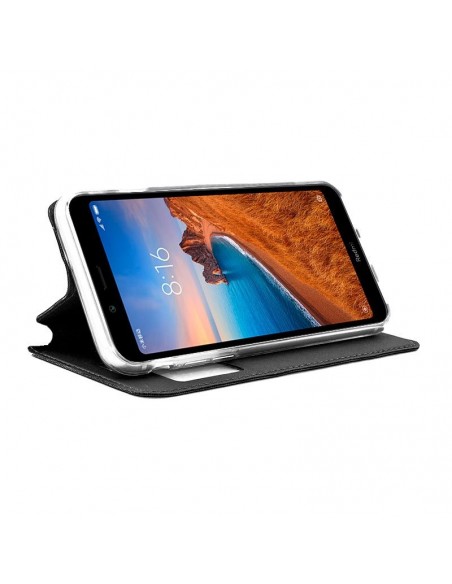 Funda libro soporte TPU Xiaomi Redmi 7A negra