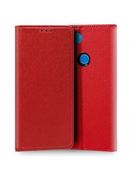 Funda libro soporte TPU Xiaomi Mi 8 Lite roja