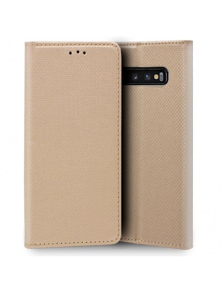 Funda libro soporte TPU Samsung G970 Galaxy S10e beige