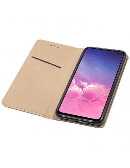 Funda libro soporte TPU Samsung G970 Galaxy S10e beige