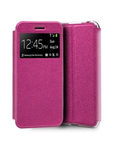 Funda libro soporte TPU Samsung A105 Galaxy A10 rosa