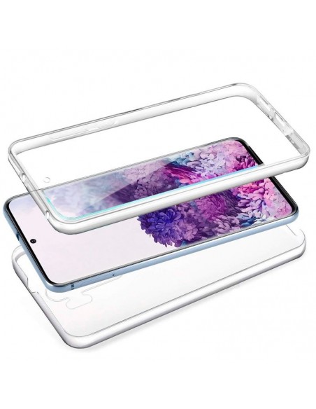 Funda gel TPU 3D Samsung G980 Galaxy S20 transparente (Frontal + trasera)