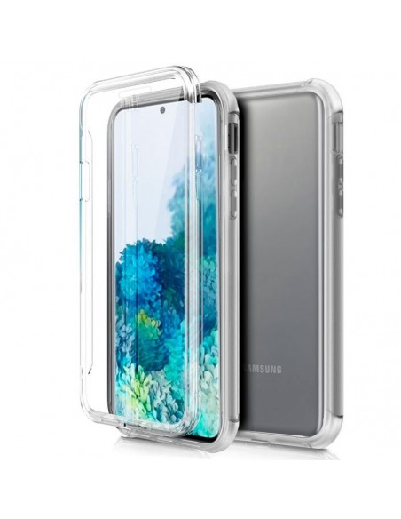Funda gel TPU 3D Samsung G985 Galaxy S20 Plus transparente (Frontal + trasera)