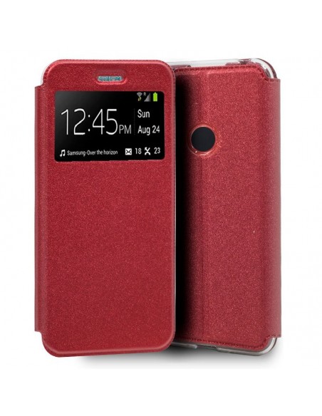 Funda libro soporte TPU Xiaomi Redmi Note 8 / Note 8 2021 roja