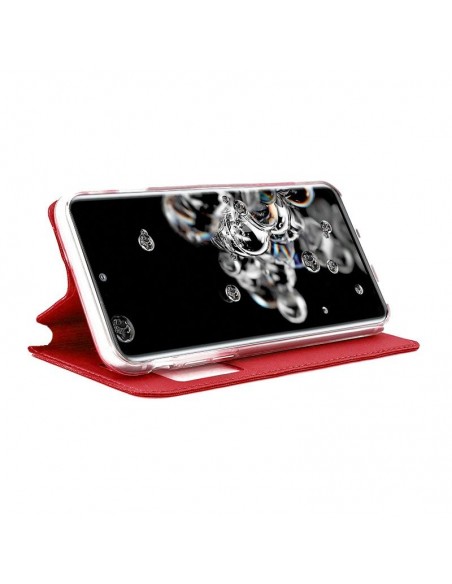 Funda libro soporte TPU Samsung G988 Galaxy S20 Ultra 5G roja