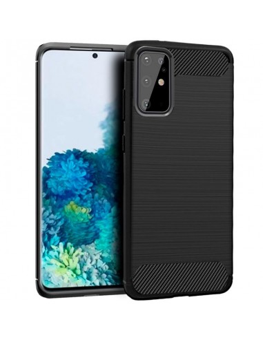 Carcasa TPU Samsung G985 Galaxy S20 Plus Carbón negra