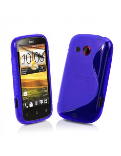 Funda TPU ola HTC Desire C (Golf) azul