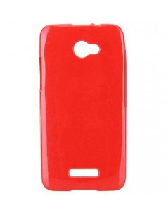 Funda gel TPU ola HTC Butterfly X920e roja