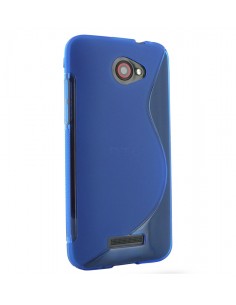 Funda gel TPU ola HTC Butterfly X920e azul