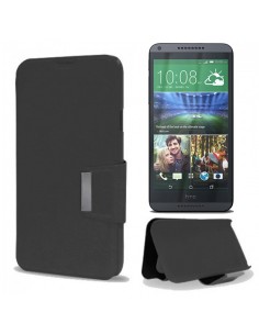 Funda libro soporte HTC Desire 816 negra