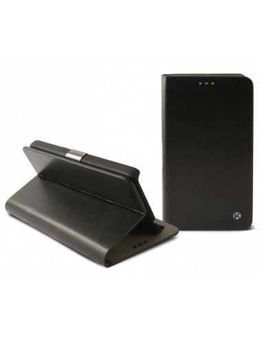 Funda libro soporte HTC Desire 820 símil piel negra