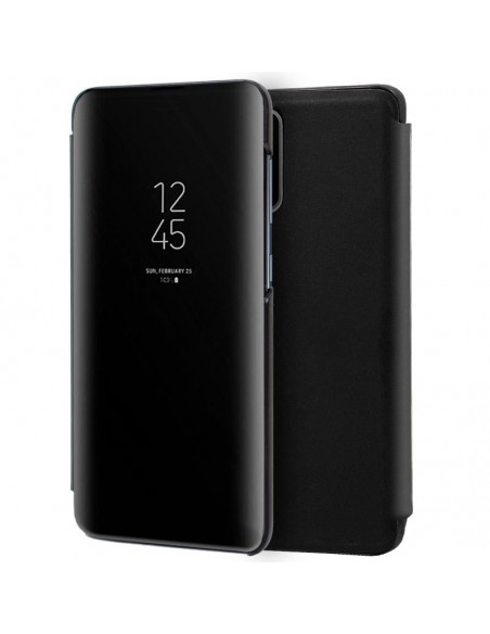 Funda libro soporte Samsung G985 Galaxy S20 Plus Clear View negra