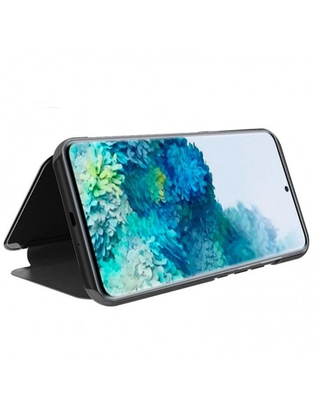 Funda libro soporte Samsung G985 Galaxy S20 Plus Clear View negra