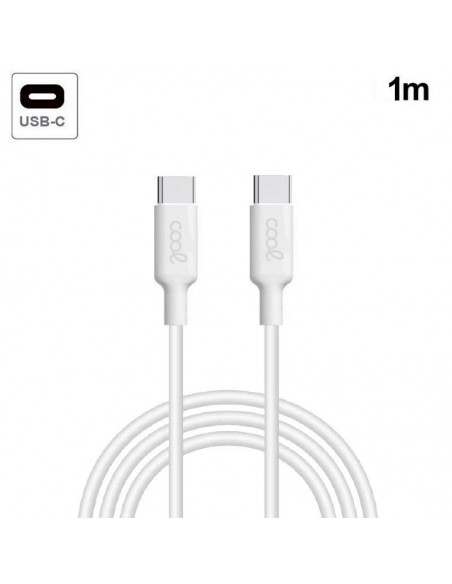 Cable USB Cool compatible universal tipo C a tipo C (1 metro)