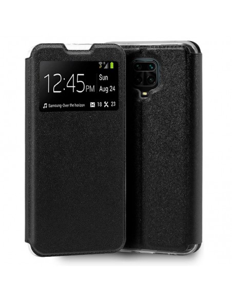 Funda libro soporte TPU Xiaomi Redmi Note 9S / Note 9 Pro negra