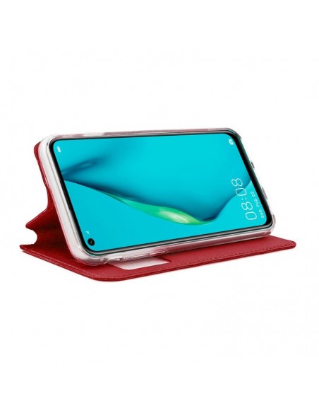 Funda libro soporte TPU Huawei P40 Lite roja