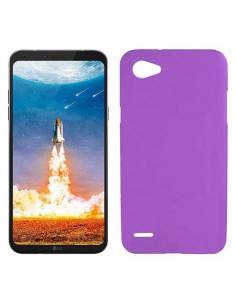 Funda gel TPU mate LG Q6 morada