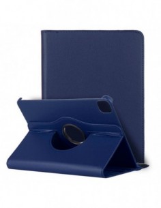Funda soporte giratorio iPad Pro 11" (2020) / iPad Air 4 10,9" polipiel azul