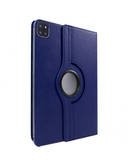 Funda soporte giratorio iPad Pro 11" (2020) / iPad Air 4 10,9" polipiel azul
