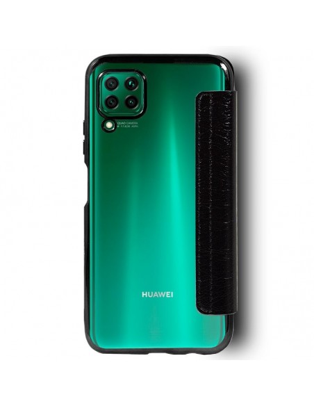 Funda libro polipiel soporte TPU Huawei P40 Lite negra